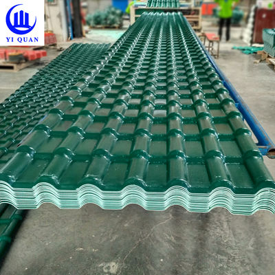 ASA Synthetic Resin Roof Tile 2.5mm Thickness B1 Fireproof