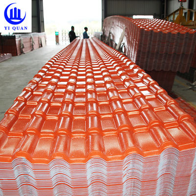 ASA Synthetic Resin Roof Tile 2.5mm Thickness 1050mm Width Windproof