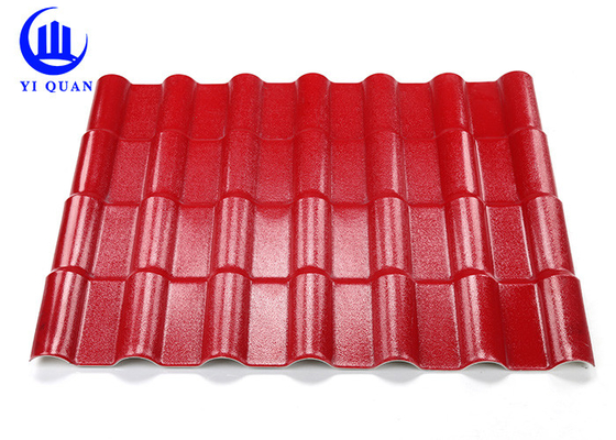 Waterproof Multi Colors ASA Synthetic Resin Roof Tile For Warehouse Bus Station