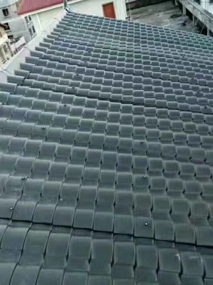 Unique Rustic ASA Synthetic Corrugated Roofing Sheet For Villa Park Construction