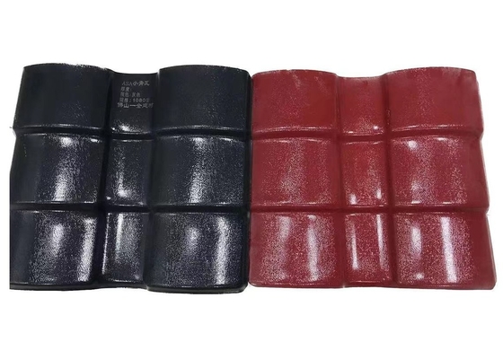 Unique Rustic ASA Synthetic Corrugated Roofing Sheet For Villa Park Construction