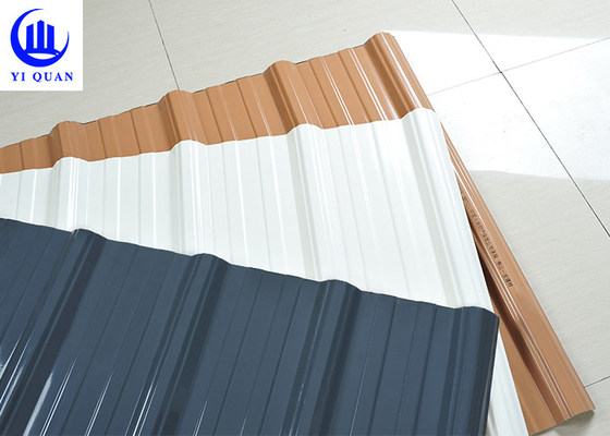 Easy Fast Installation PVC UPVC Plastic Roof Tiles For Wall Cladding Villa Warehouse