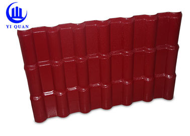 UPVC Soundproof Nonflammable Plastic Corrugated Roof Panels Synthetic Resin