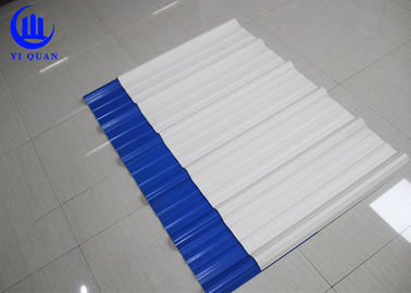 Color Lasting Kerala PVC Roof Tiles Trapeziodal Or Wave Anti Aging Layer