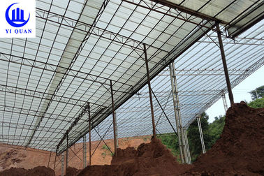FRP Sun Translucent Corrugated Roofing Sheets / Corrugated Clear Plastic Roof Panels