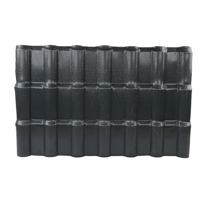 ASA Resin Coated Spanish Style Roof Tiles Custom Length