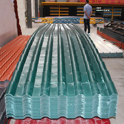 ASA Synthetic Resin Roof Tile 2.3mm-3.0mm Thickness Corrugated Waves