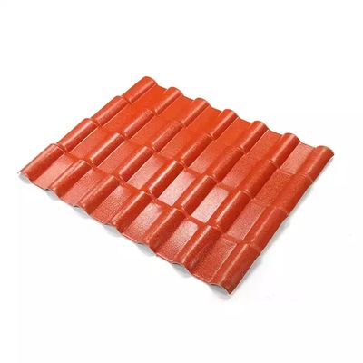 ASA Synthetic Resin Roof Tiles 2.3-3.0mm Thickness Custom Colors