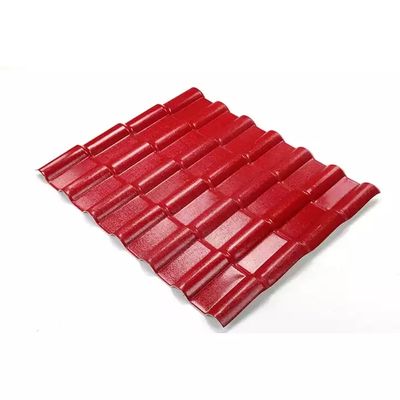 ASA Synthetic Resin Roof Tiles 2.3-3.0mm Thickness Custom Colors