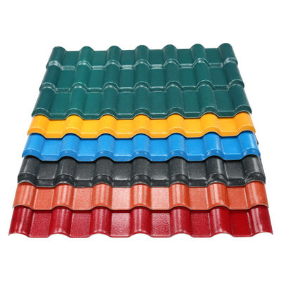 ASA Synthetic Resin Roof Tile Waterproof Impact Resistant 3-Layer