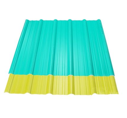 UPVC Spanish Roof Sheet 1.5mm-2.8mm Thickness Trapezoidal Design
