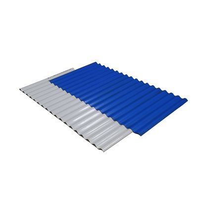 PVC Plastic Roof Tile 1.8mm-3.0mm Thickness 1050mm Width