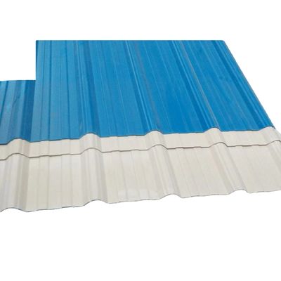 UPVC Trapezoidal Roofing Sheet 2.5mm Thickness 1000mm Width