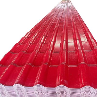 2.5mm ASA Synthetic Roof Tile 1050mm Width for Villa Warehouse
