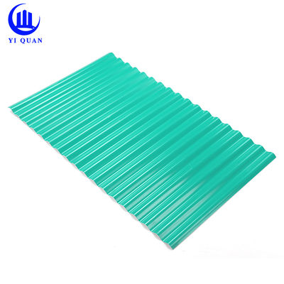 1130mm PVC Roof Tile 0.8-3.0mm Thickness Fireproof Waterproof