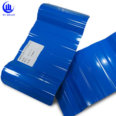 Spanish PVC Roof Tiles 1.5mm-3.0mm UPVC Trapezoidal 1000mm Width