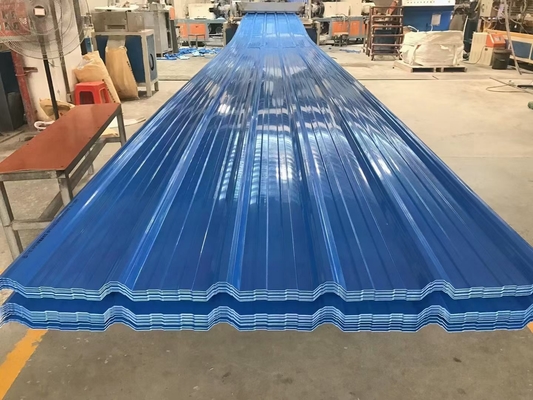 Lembaran Atap Terisolasi Pvc Tahan Api Bahan Atap Upvc