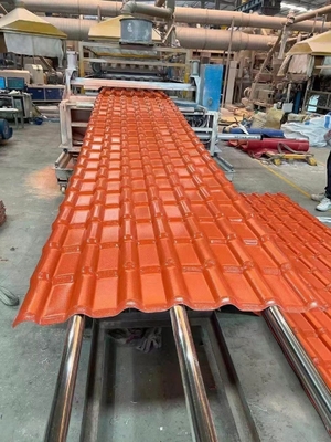 960mm lebar Asa Synthetic Resin Roof Tile Modern Villa Roof Tile