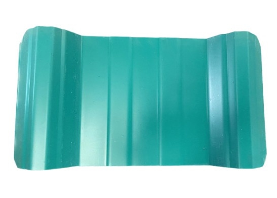 Genteng PVC Warna Tahan Cuaca Tahan Lama 0.8mm Untuk Konstruksi Taman Villa