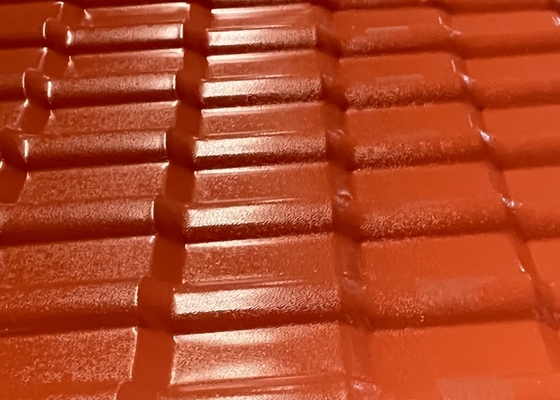 Lembar Atap Resin ASA Ramah Lingkungan Insulasi Suara 219mm Pitch