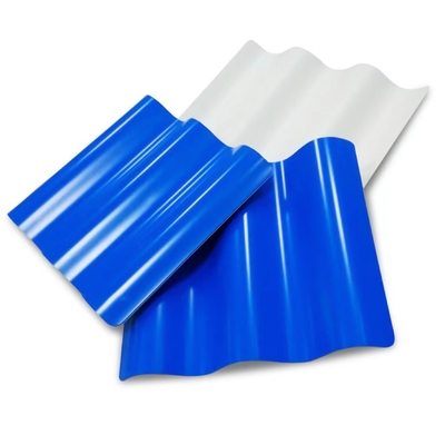 Lembar Atap Bergelombang PVC 1130mm 930mm Untuk Taman Bermain Sekolah
