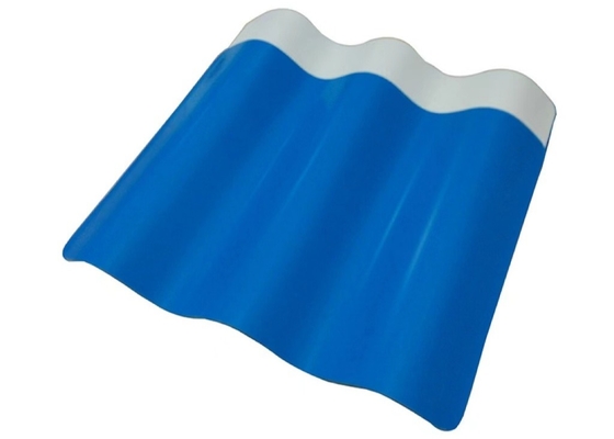 Insulasi Cuaca PVC UPVC Genteng Bergelombang Untuk Gudang Pasar Pabrik Balkon