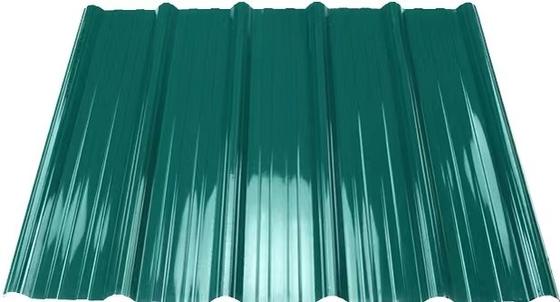Heat Insulation gelombang dekoratif PVC APVC Roofing Tiles Untuk gudang pasar pertanian