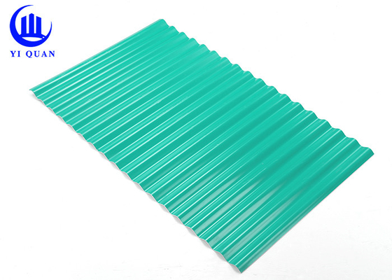 Ubin Atap PVC Tahan Api Warna-warni Lebar 1130mm Mudah Dipasang