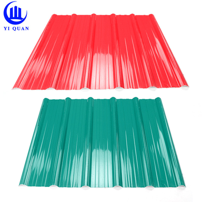 Lembar Atap Upvc Tangga Bergelombang 2.5mm Untuk Pabrik Industri Kimia Instalasi Mudah