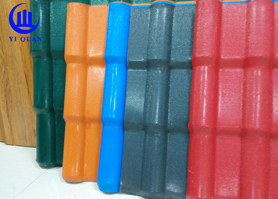 Warna-warni Tahan Lama ASA Genteng Sintetis Atap Isolasi Panas Sirap