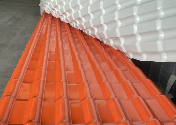 Atap Genteng Resin Warna Tahan Lama Lembar Atap ASA Ramah Lingkungan