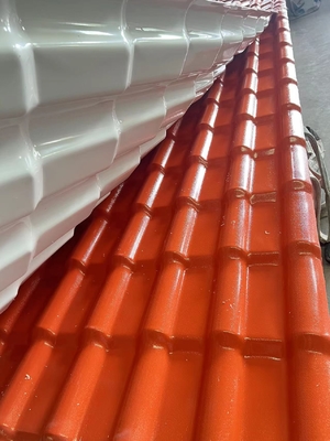Anti Korosi Resin Sintetis Genteng Isolasi Suara Lembaran Atap Asa Pvc