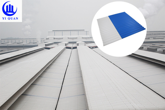 Pemasangan Mudah Cepat Genteng Plastik PVC UPVC Untuk Gudang Wall Cladding Villa