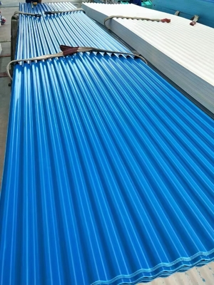 3.0mm Ketebalan PVC Genteng Tahan Cuaca Lembar Atap Untuk Pabrik