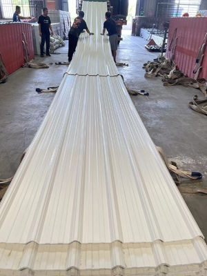 Genteng PVC Plastik Bergelombang Tahan Api Tebal 2.0mm