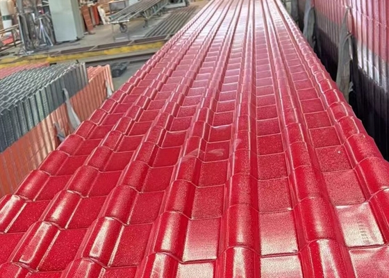 Genteng Asa Resin Ramah Lingkungan 219mm Kemampuan Membawa Beban Yang Sangat Baik Genteng