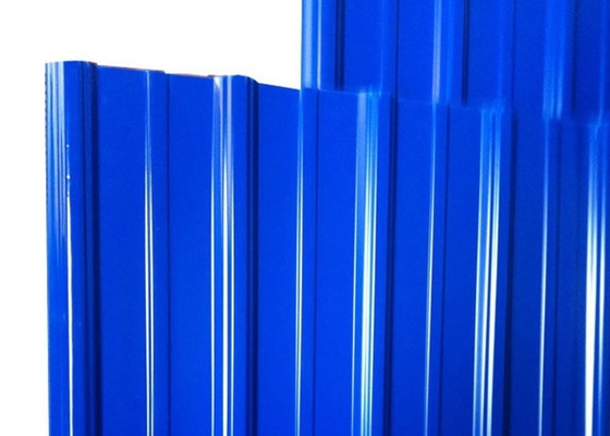 Lembar Atap Bergelombang Dilapisi PVC UPVC Untuk Ketahanan Alkali Pabrik