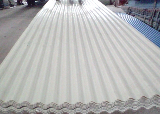 Genteng Atap PVC Tahan Dampak Baik 1.0mm Untuk Pabrik Carport