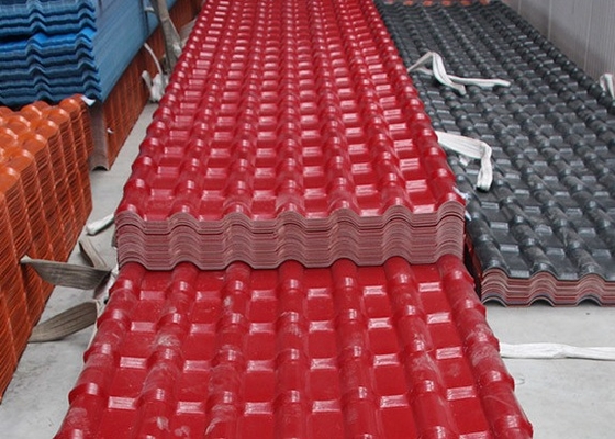 Sirap Genteng Resin ASA Tahan Api Spanyol Untuk Bangunan Tua Villa