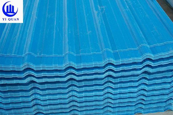 Lembaran Atap Plastik PVC UPVC Tebal 2.3mm Tahan Angin Untuk Dinding Gudang
