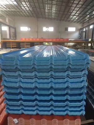 Trapesium 1mm Plastik Atap Lembar Isolasi Panas