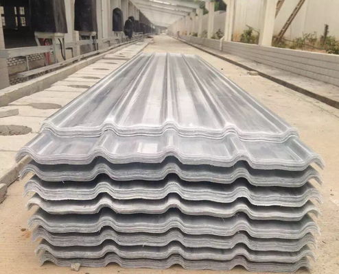 Lembar Atap Fiberglass FRP Berwarna 0.8mm Hingga Ketebalan 3.0mm Disesuaikan