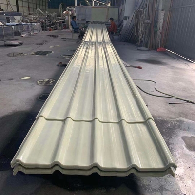 Multi Warna FRP Transparan Atap Lembar Fiberglass Tembus Atap Genteng