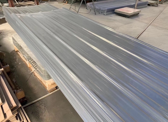 Lembar Atap Fiberglass FRP Berwarna 0.8mm Hingga Ketebalan 3.0mm Disesuaikan